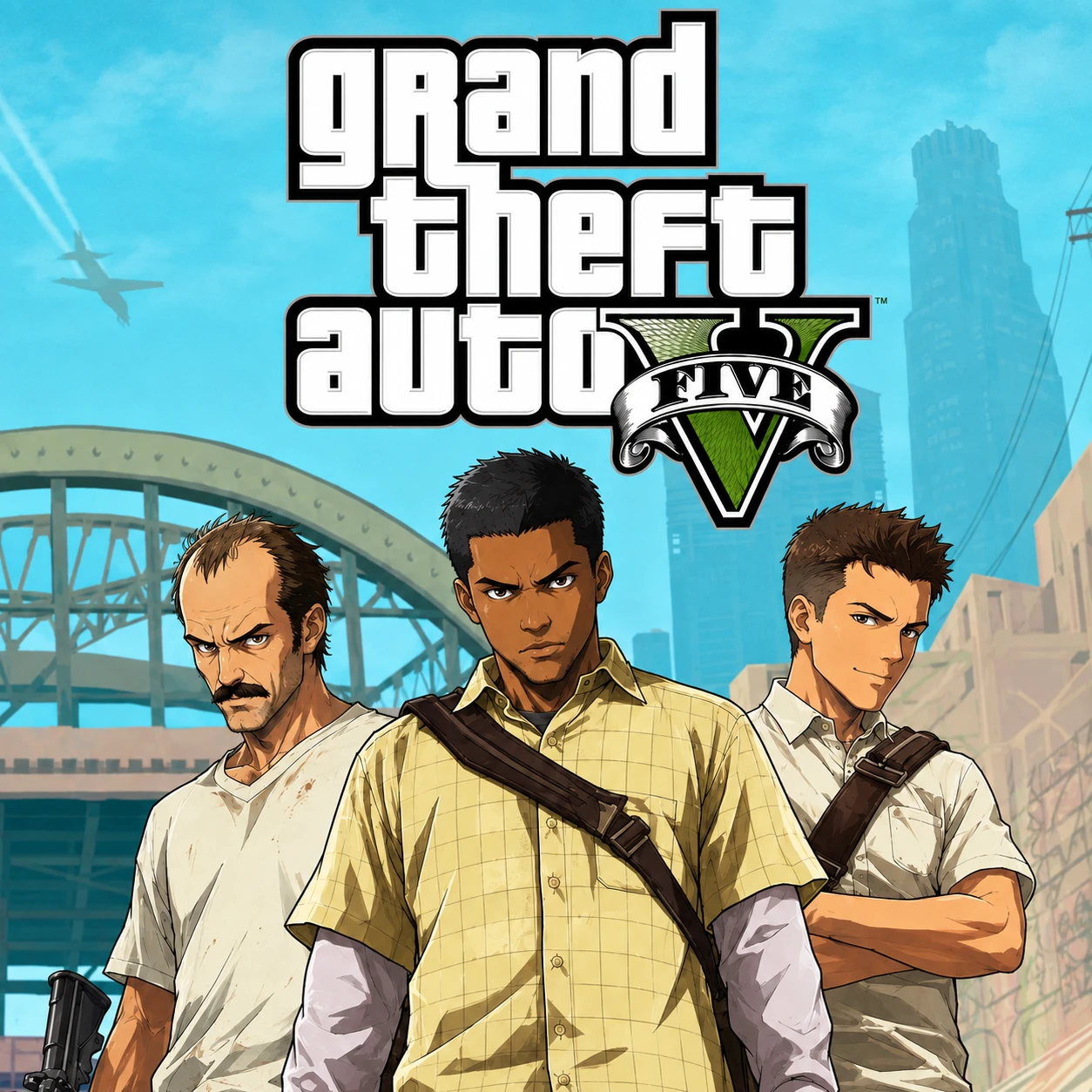 Grand Theft Auto V game cover
