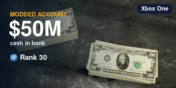 GTA V Modded Account - 50M Cash / RP 30