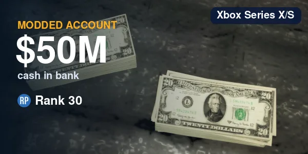 GTA V Modded Account - 50M Cash / RP 30 - PC