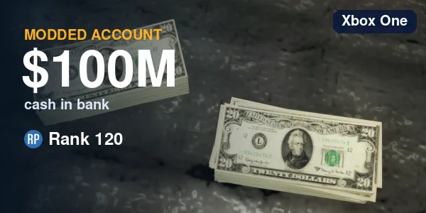 GTA V Modded Account - 100M Cash / RP 120 - PC