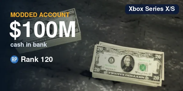 GTA V Modded Account - 100M Cash / RP 120 - PC