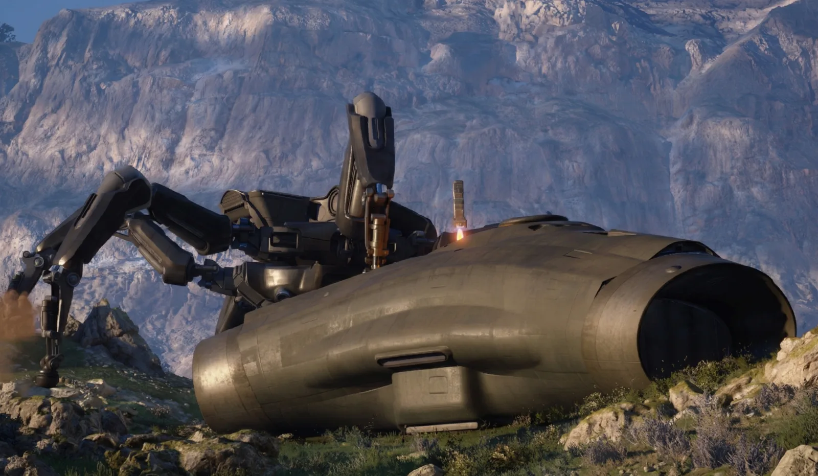 The Harvester map condition card in ARC Raiders, showing the Harvester structure on a hillside