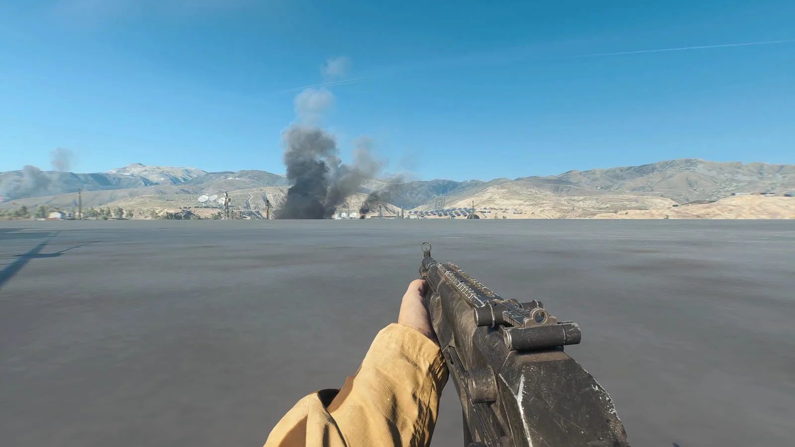 The KORD 6P67 assault rifle held in first person in Battlefield 6