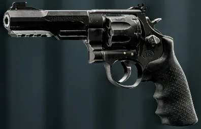The M357 Trait revolver in its factory finish, side view