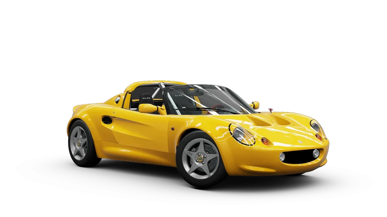 Yellow 1999 Lotus Elise Series 1 Sport 190, Forza Horizon 6 car render