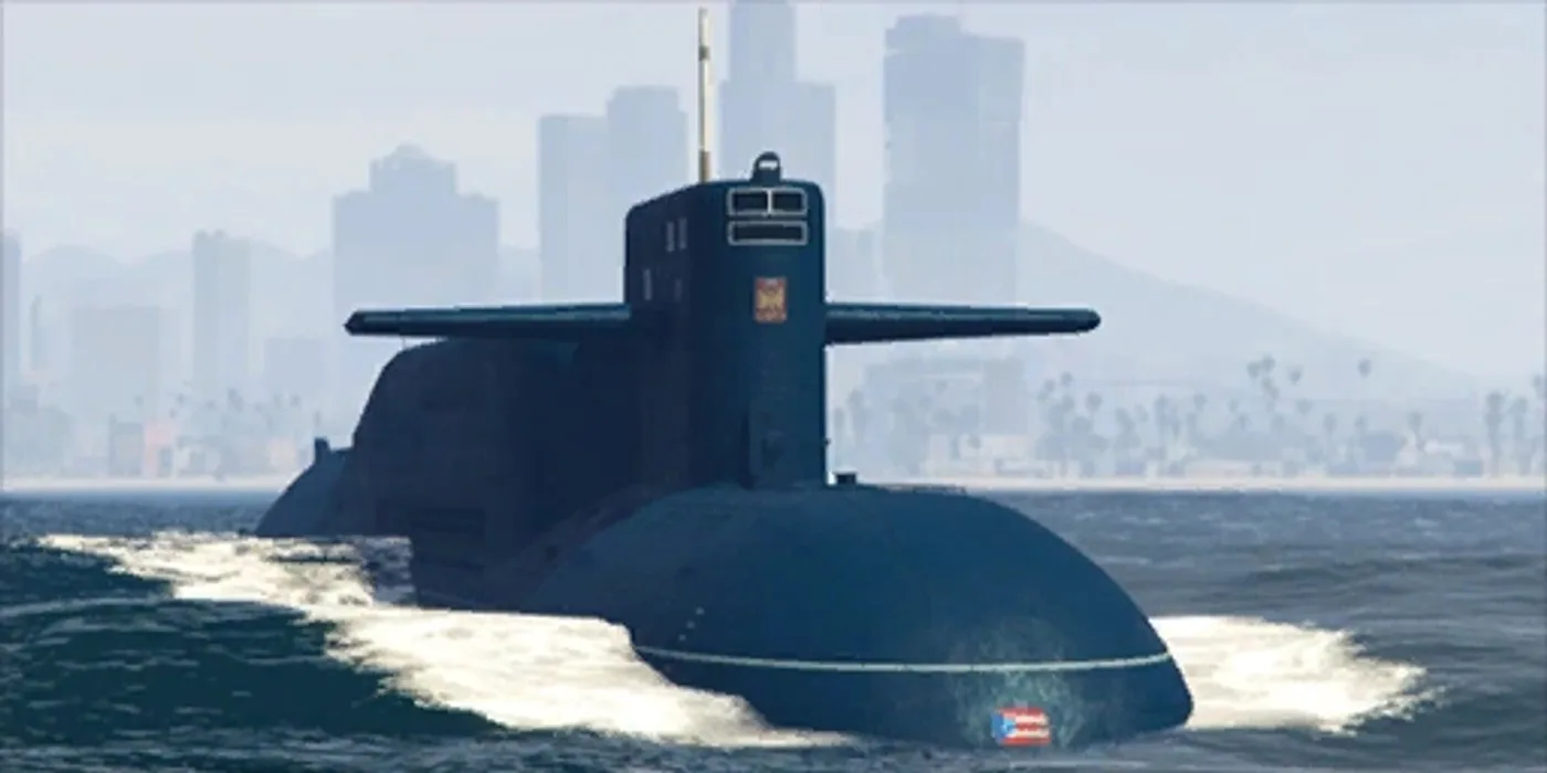 The Kosatka listing on the Warstock Cache and Carry website in GTA Online