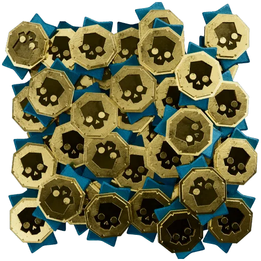 A pile of Helldivers 2 war medals
