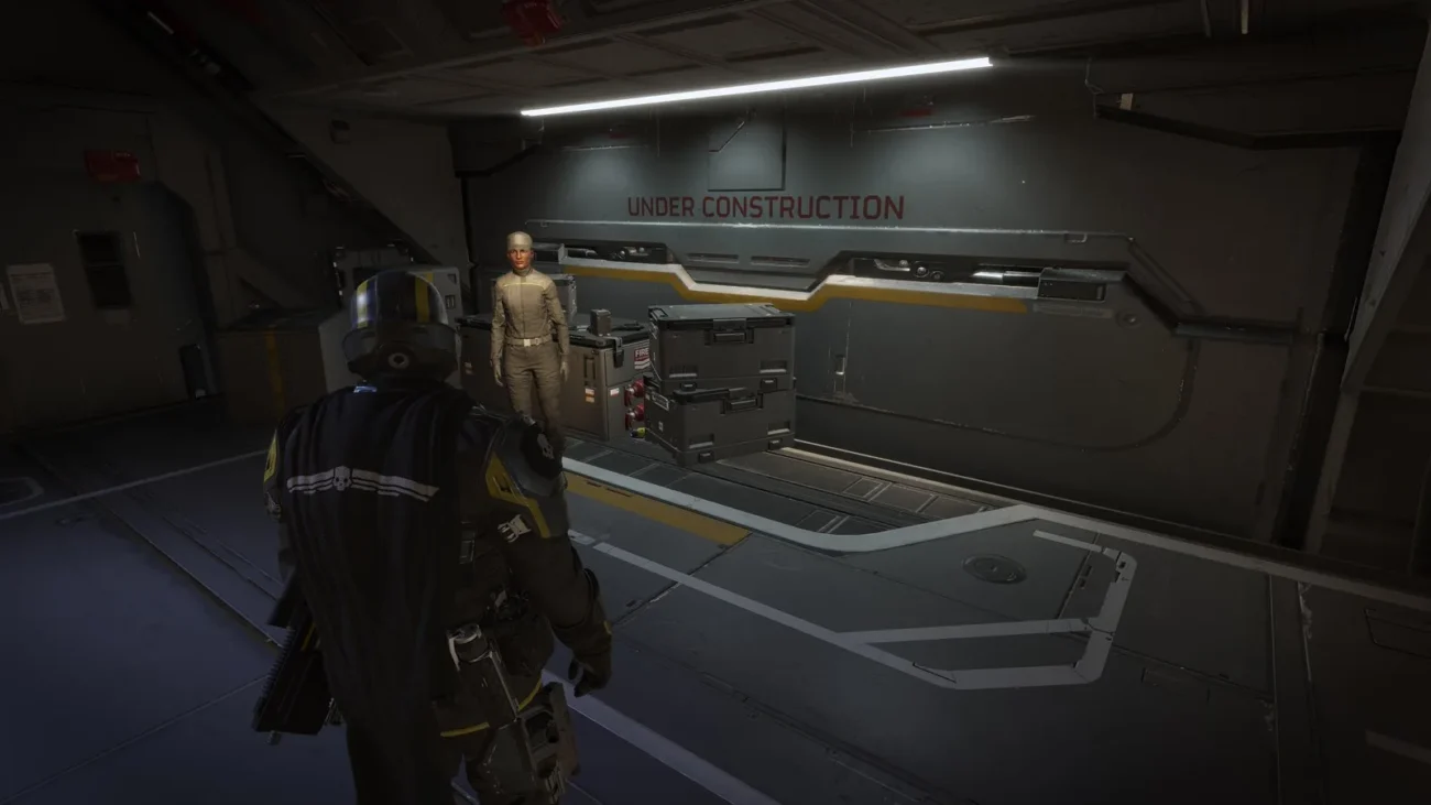 The Engineering Bay module of a Super Destroyer in Helldivers 2