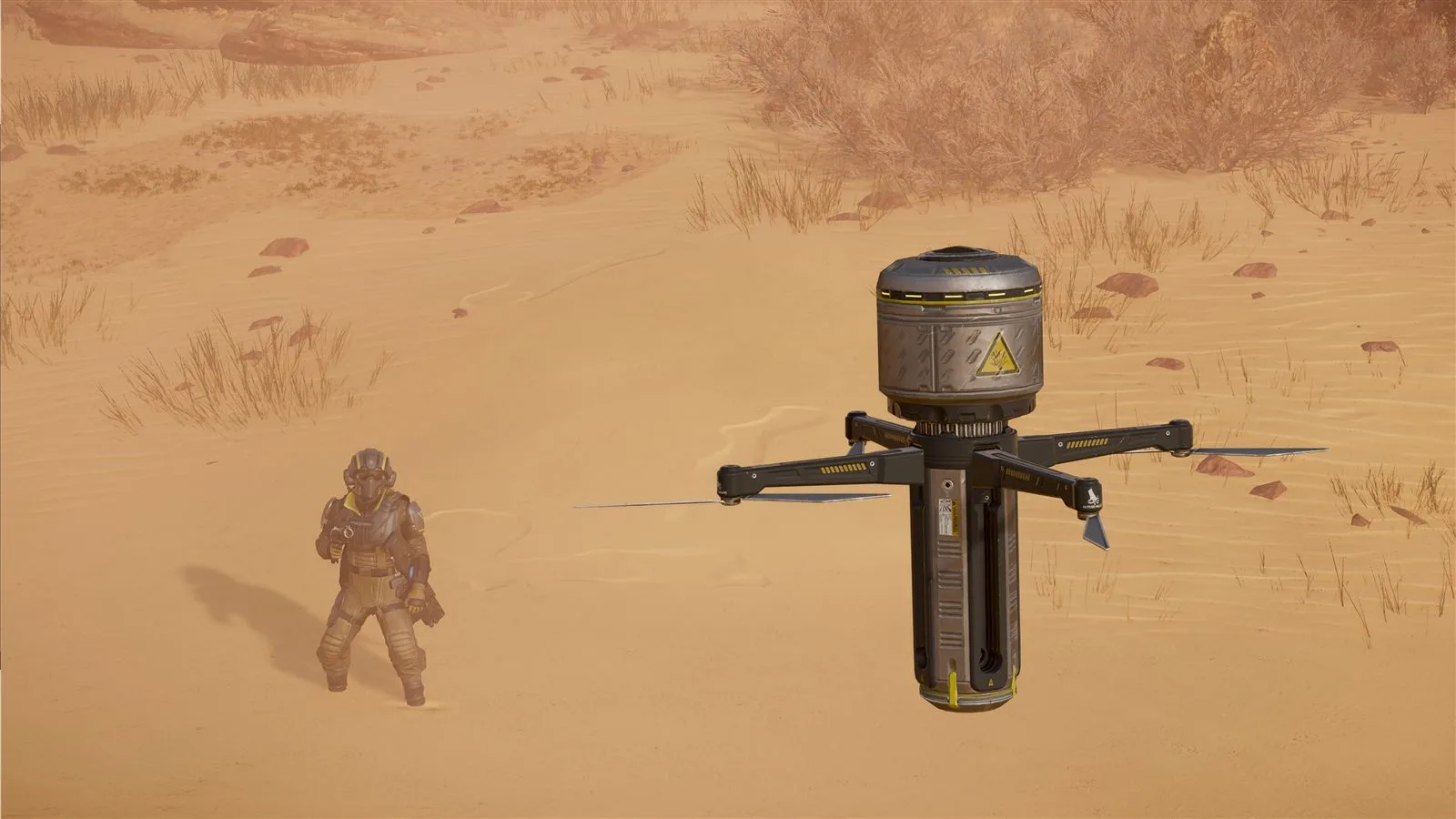 The G-60 Anti-Tank Seeker grenade drone in flight