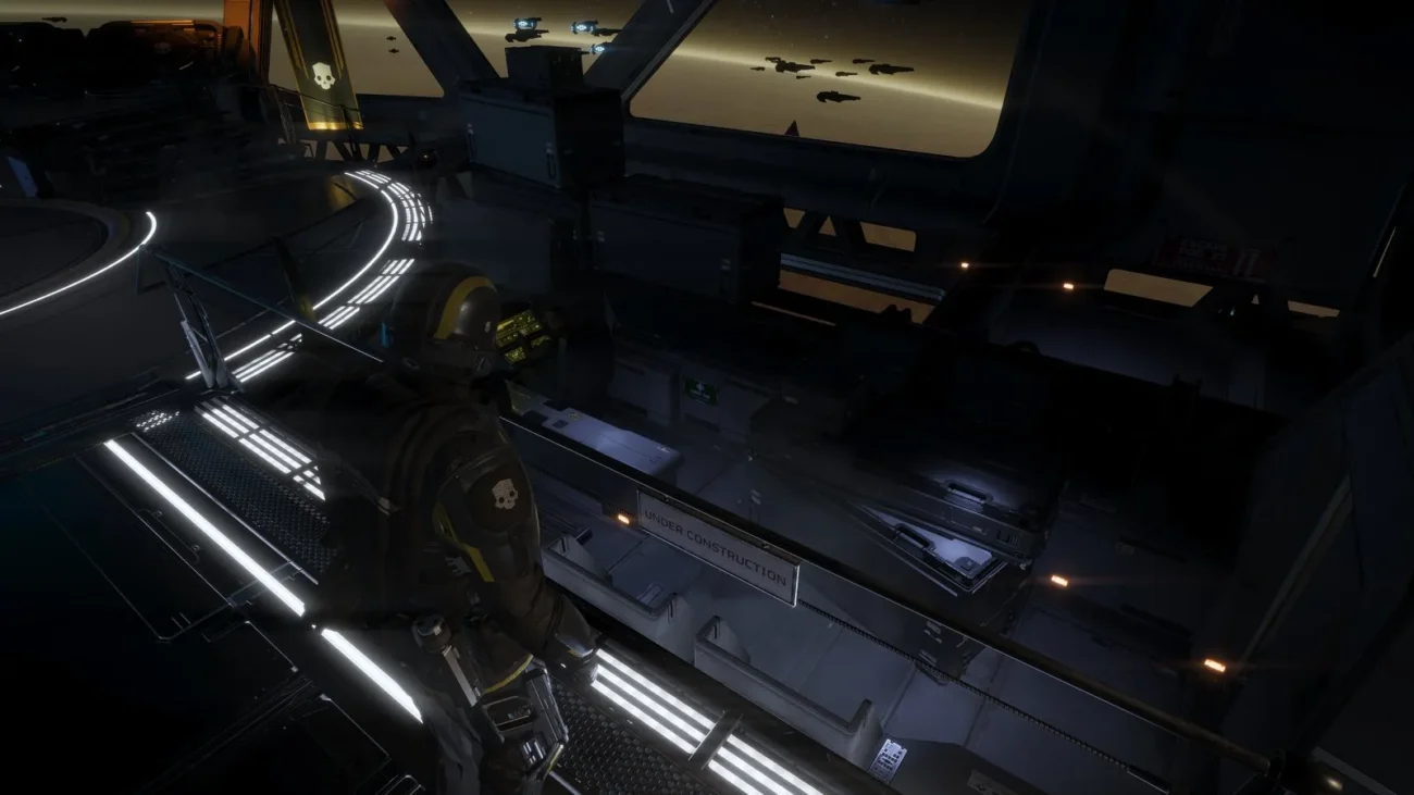 The Bridge of a Super Destroyer in Helldivers 2