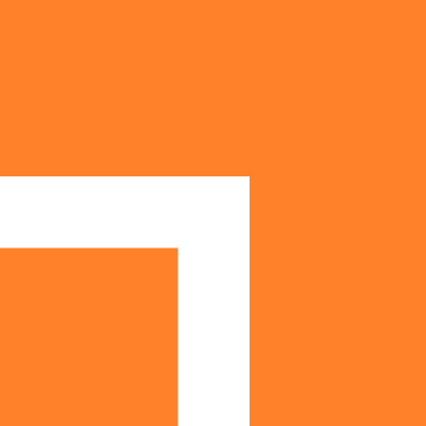 The Rare Sample icon, an orange square with the bottom-left corner split off