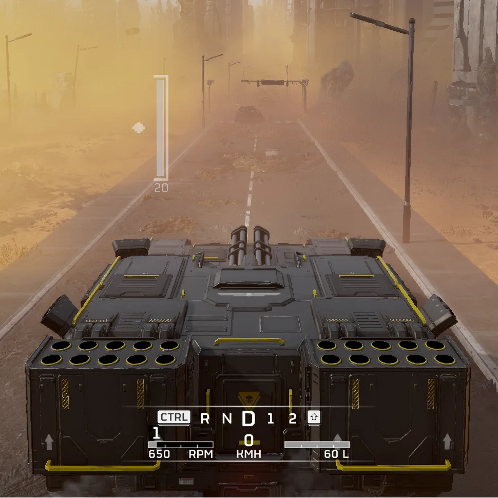 The TD-110 Maelstrom driver interface in Helldivers 2 with PC controls