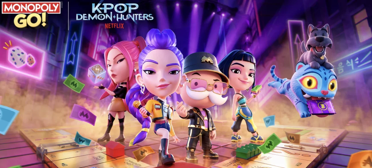 MONOPOLY GO x KPop Demon Hunters Monster Mash season key art