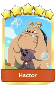 Hector gold sticker from Set 21 of the Happy Harvest with Looney Tunes album