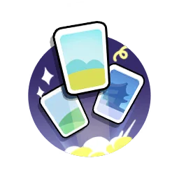 Monopoly GO Sticker Boom event icon showing three sticker cards
