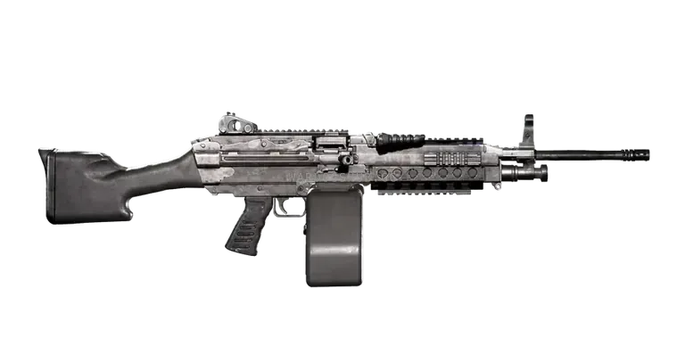 M249 SAW light machine gun vendor render from Wardogs