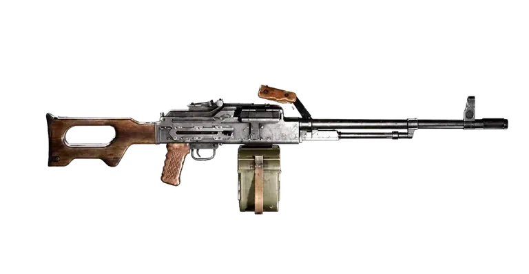 PKM light machine gun vendor render from Wardogs