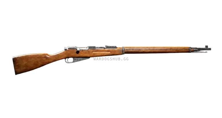 Mosin Nagant bolt-action rifle vendor render from Wardogs