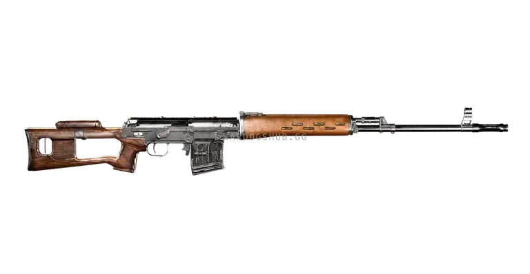 SVD Dragunov marksman rifle vendor render from Wardogs