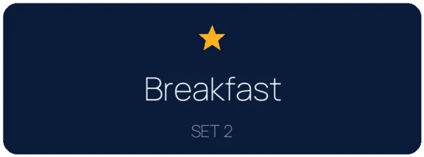 Monopoly GO! Breakfast Sticker (1★, Set 2)