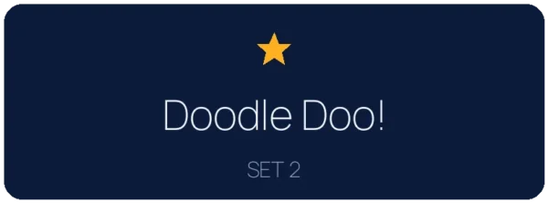 Monopoly GO! Doodle Doo! Sticker (1★, Set 2)