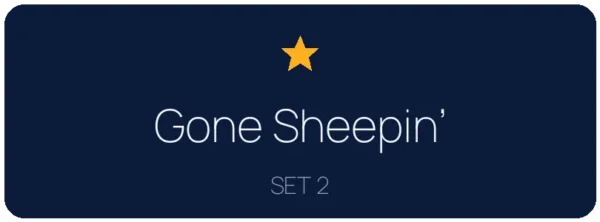 Monopoly GO! Gone Sheepin’ Sticker (1★, Set 2)