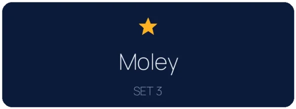 Monopoly GO! Moley Sticker (1★, Set 3)