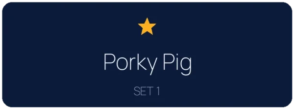 Monopoly GO! Porky Pig Sticker (1★, Set 1)