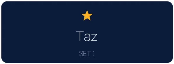 Monopoly GO! Taz Sticker (1★, Set 1)