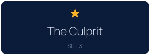 Monopoly GO! The Culprit Sticker (1★, Set 3)