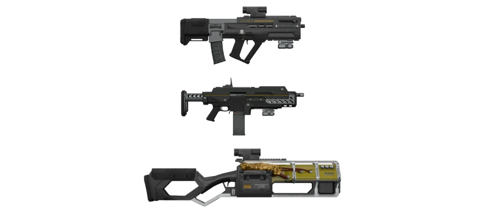 3 Selected Weapons to Level 25