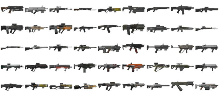All 45 Weapons to Level 25