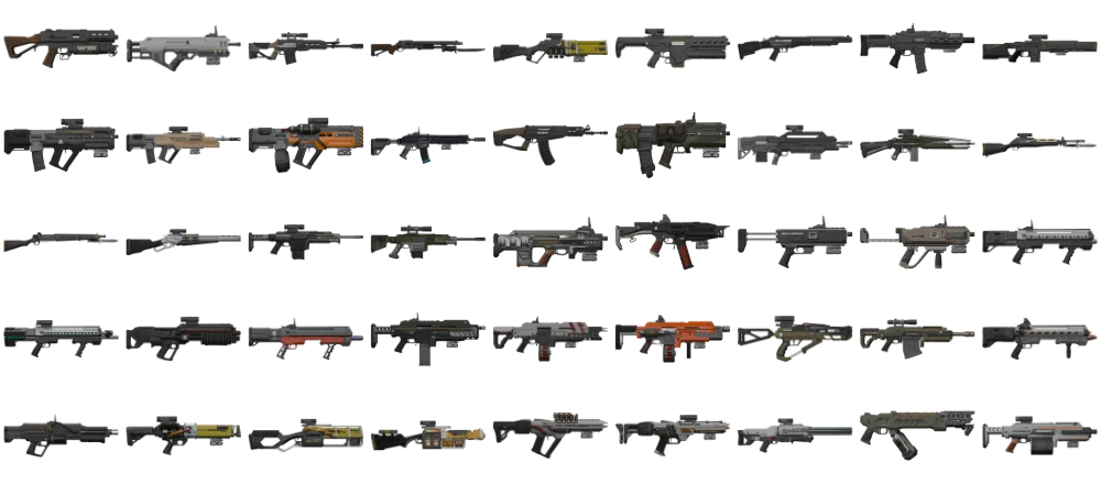 All 45 Weapons to Level 25