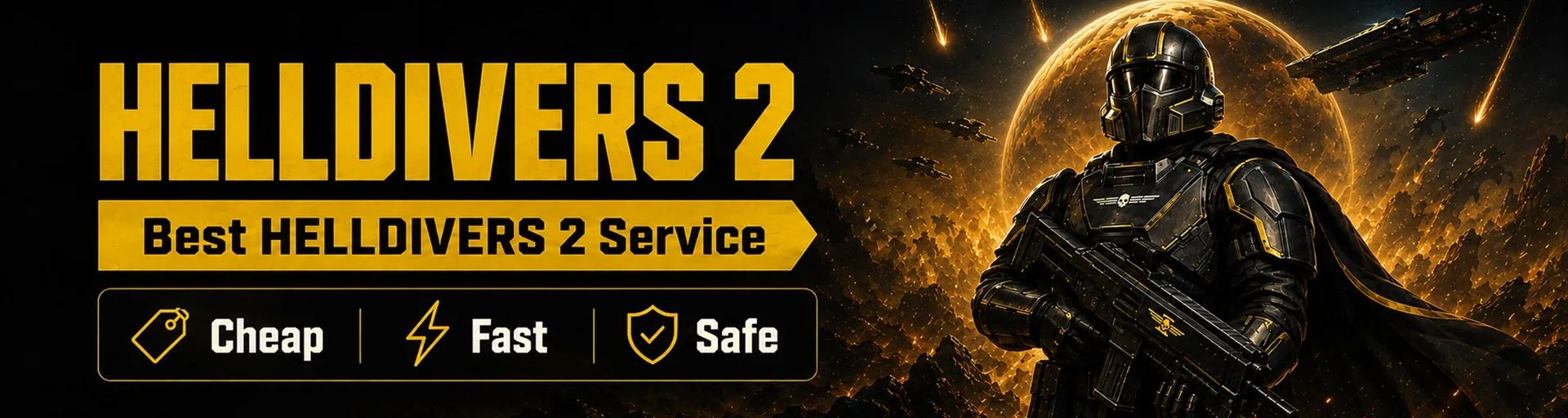 Helldivers 2 boosting and account services – cheap, fast and safe