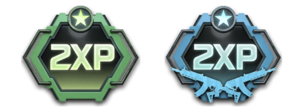MW4 Double XP + Double Weapon XP Tokens (60 Min Each)