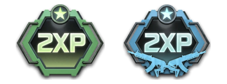 MW4 Double XP + Double Weapon XP Tokens (60 Min Each)