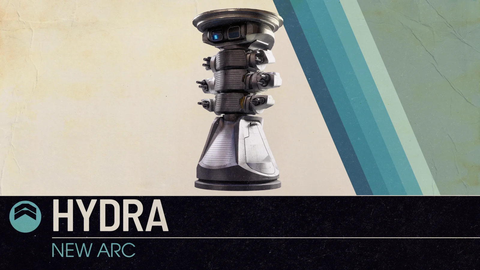 The Hydra, a three-part stacked ARC turret, from Embark's Frozen Trail preview