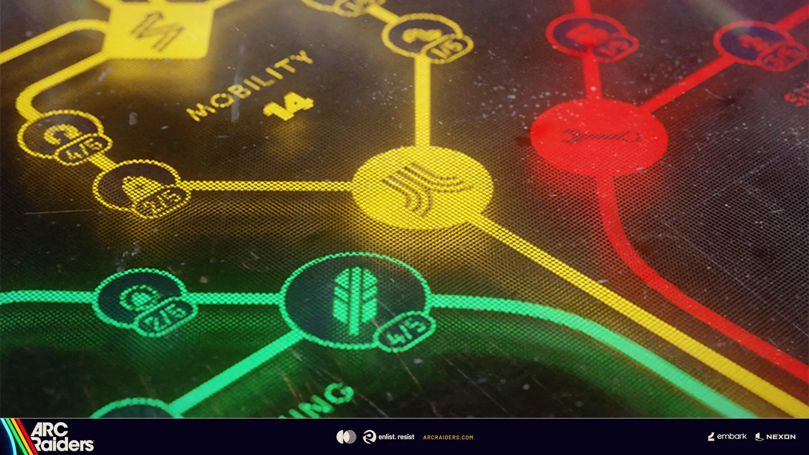 The revamped ARC Raiders skill tree screen from the Frozen Trail 2.0 update