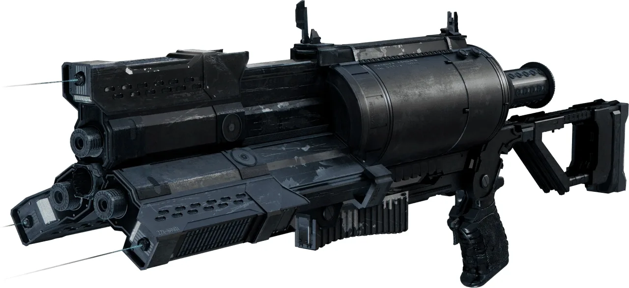 The SWS Motorized Pulse Rifle from the Dead Space series