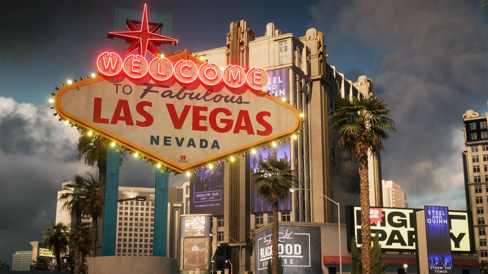 The Las Vegas Strip map location from Battlefield 6 Season 5