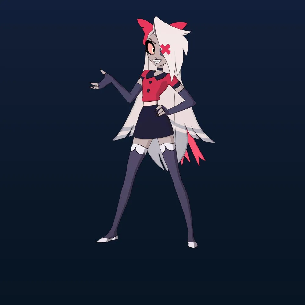 Vagatha outfit set in Fortnite with Vagatha's Wings back bling