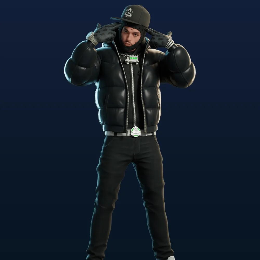 Twizz outfit in Fortnite with the Lyfestyle Eye back bling