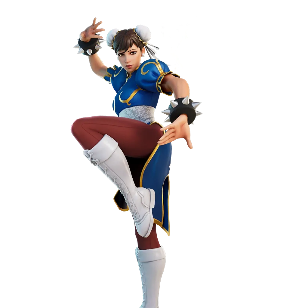 Original Chun-Li outfit featured image from the Fortnite Item Shop