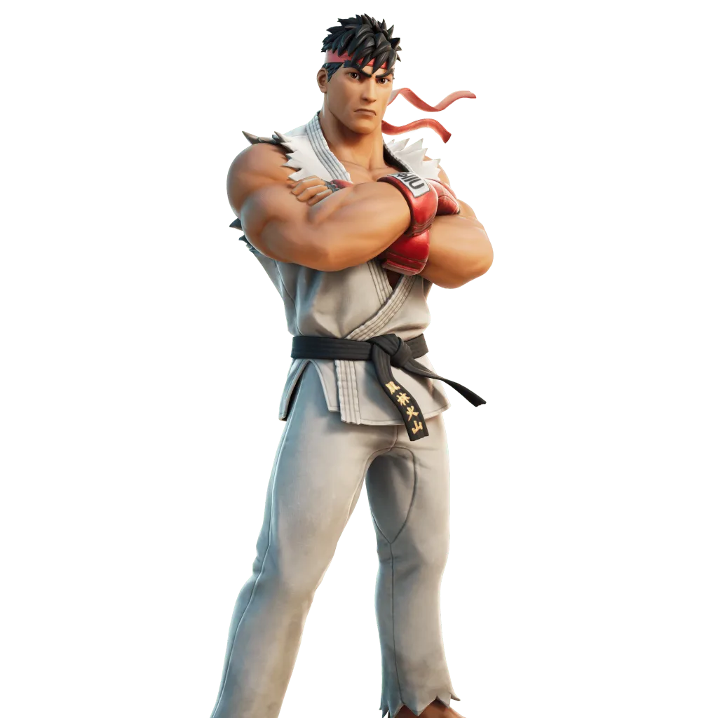 Original Ryu outfit featured image from the Fortnite Item Shop