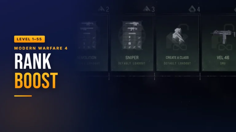 MW4 Rank Boost (Level 1–55)