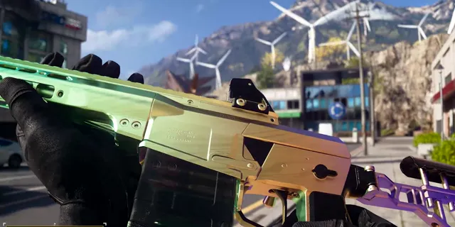 Parallax camo from Activision's Modern Warfare 4 showcase